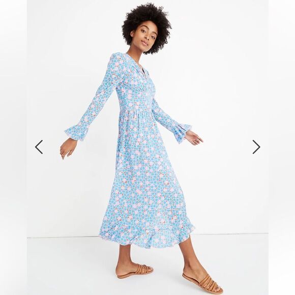 Stine Goya Freesia Ruffled Print Dress - Picture 3 of 8